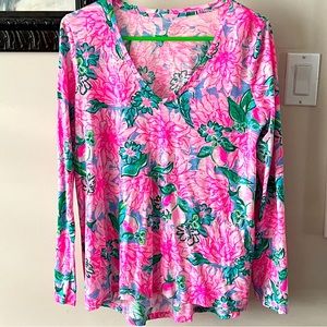 Lilly Pulitzer Flowered Top (Medium)